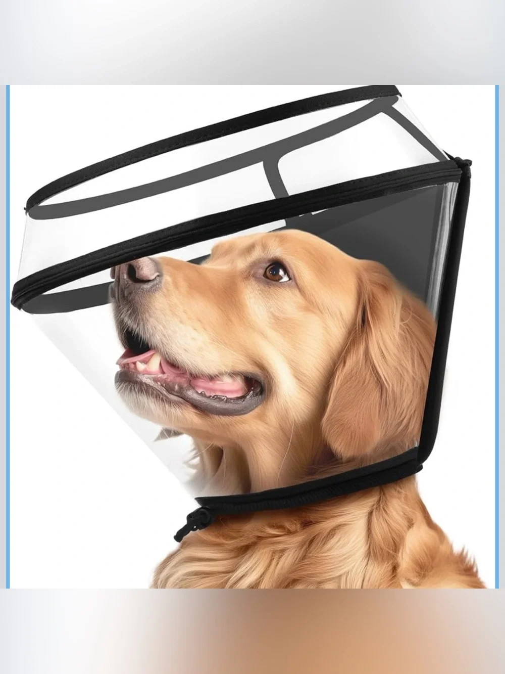 Transparent Dog Cone Collar for After Surgery,Dog Alternative Cones -XXL